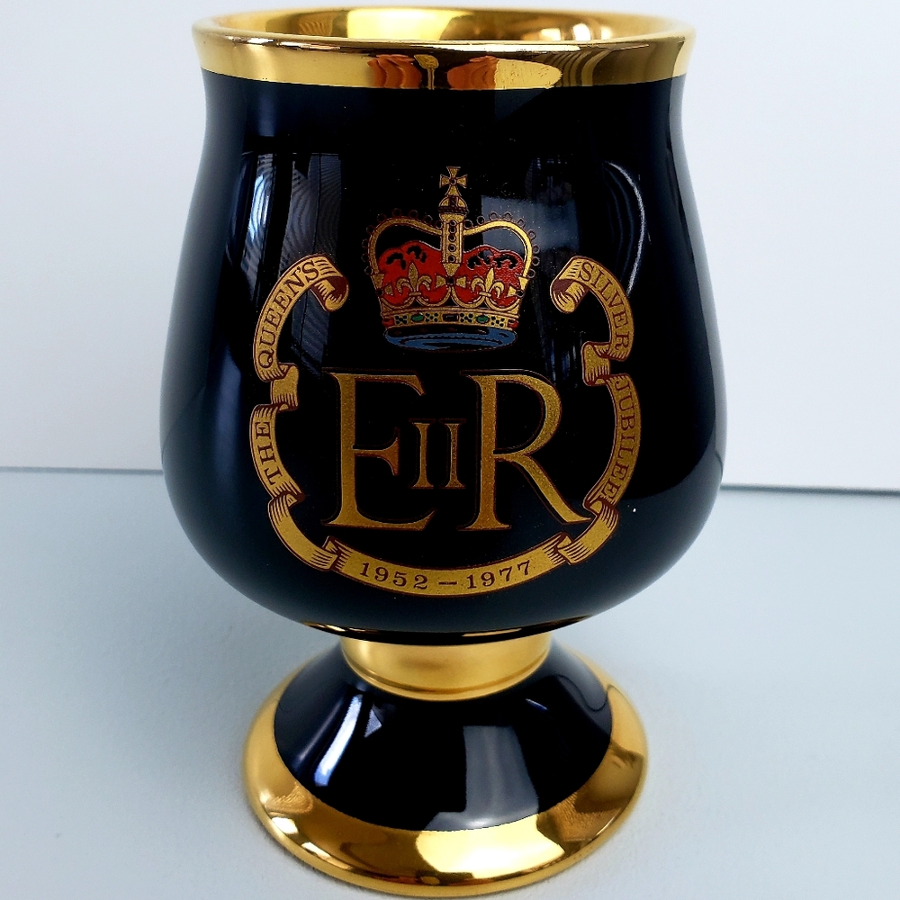 Prinknash Queens silver jubilee chalice